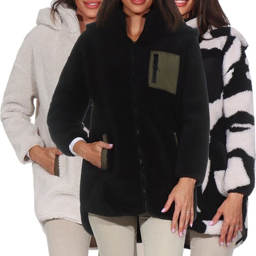 Hailys damen teddyfleece - damen, teddyfleece-jacke