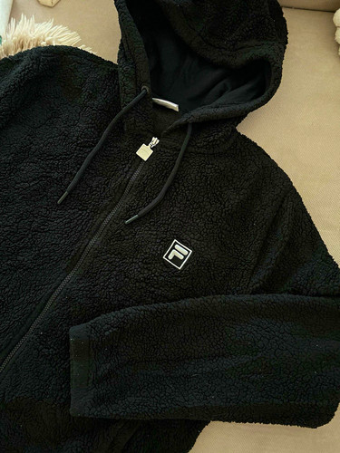 Fila teddyfleece jacke - teddyfleece,