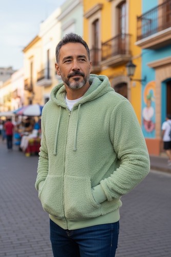 Herren teddy hoodie - 🧸, teddy-hoodie