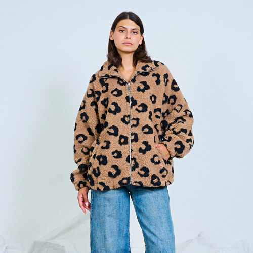 Kuschelige teddy jacke - kuschelige, mit