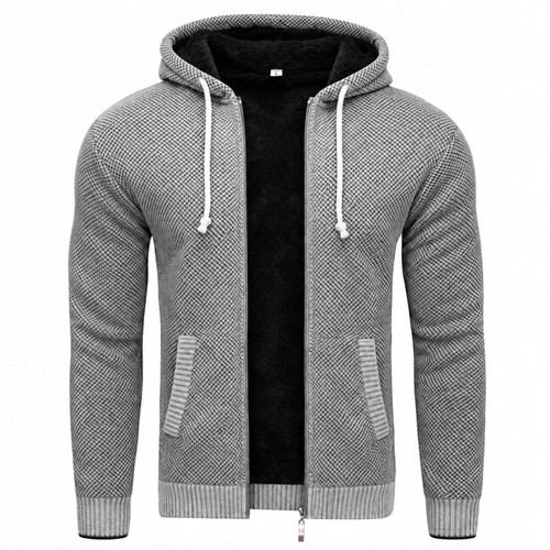 Herren strickjacke fleecejacke - herren,