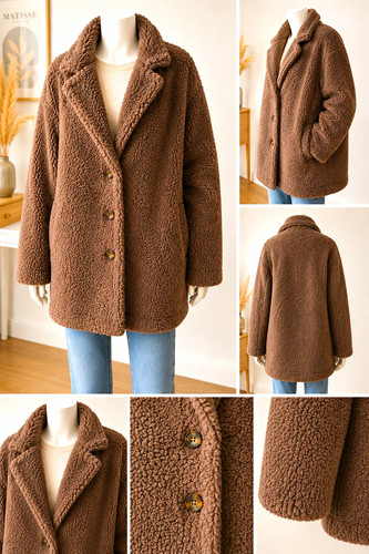 Kapalua damen teddyjacke - kapalua, braun