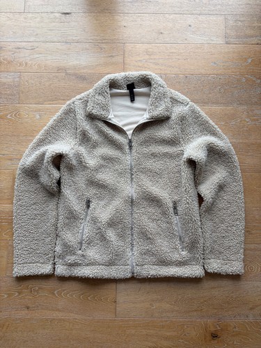 Teddy fleecejacke beige - h&m,