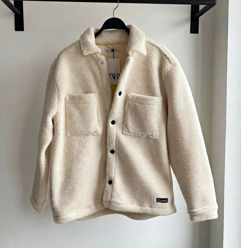 Zara herren teddyfleece - zara,