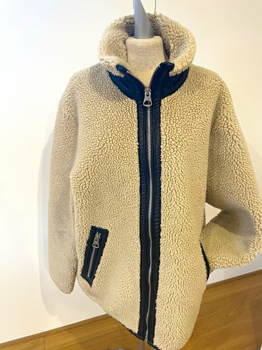Herren teddy fleece beige - fleece,