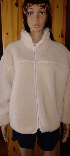 Kuschelige teddy plüschjacke - kuschelige, teddy-plüschjacke