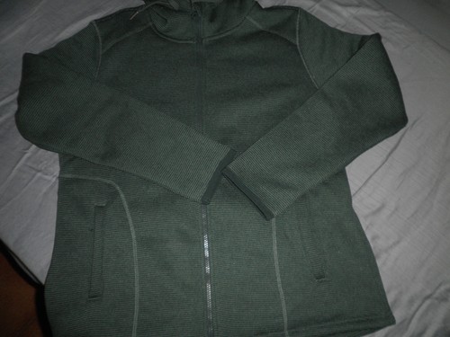 Strickfleece jacke kapuze - strickfleece,
