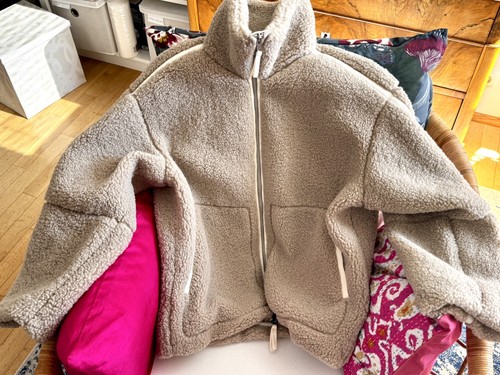 Damen teddyjacke fleece - h&m,