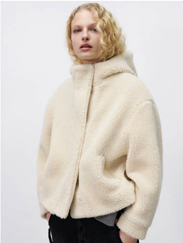 Zara damen teddy - zara, jacke