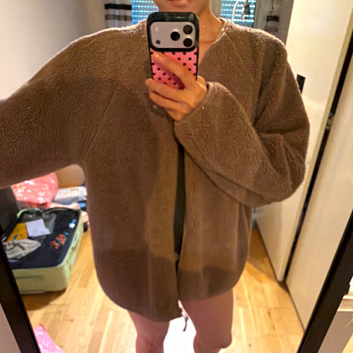 Uniqlo damen teddyfleece jacke - teddyfleece,