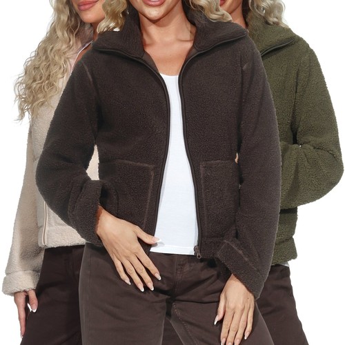 Hailys damen teddyfleece jacke - hailys, teddyfleece-jacke
