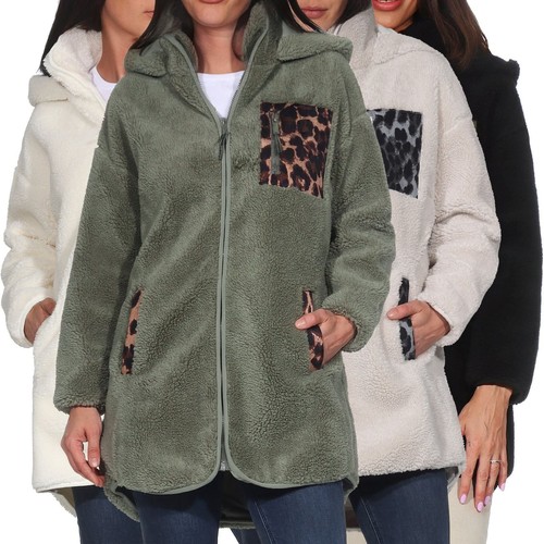 Hailys damen teddyfleece - damen, teddyfleece-jacke