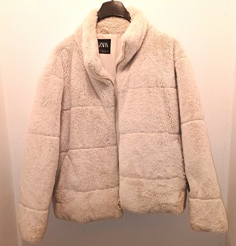 Zara damen teddyjacke fleece - zara,