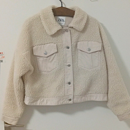 Zara damen teddyjacke kurz - damen,