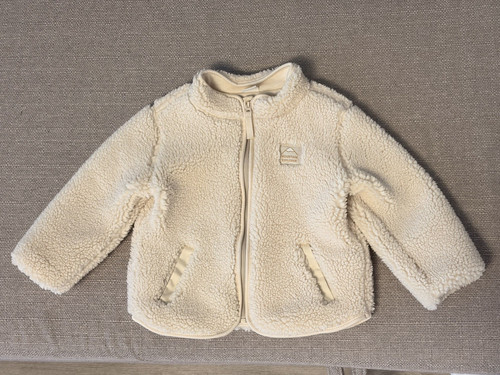 Jacke aus teddyfleece m - teddyfleece, h&m