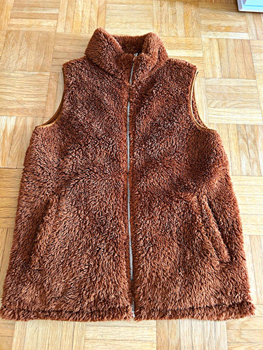 Damen teddy fleece weste - teddy-fleece,