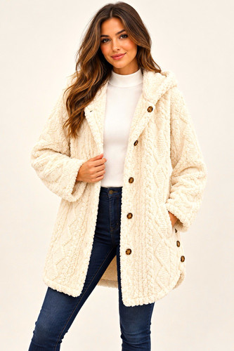 Damen teddyjacke beige - damen,