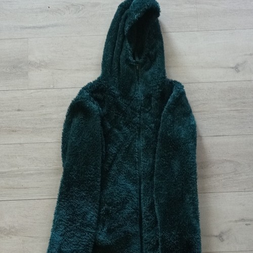 Damen teddyfleece jacke grün - damen, teddyfleece-jacke
