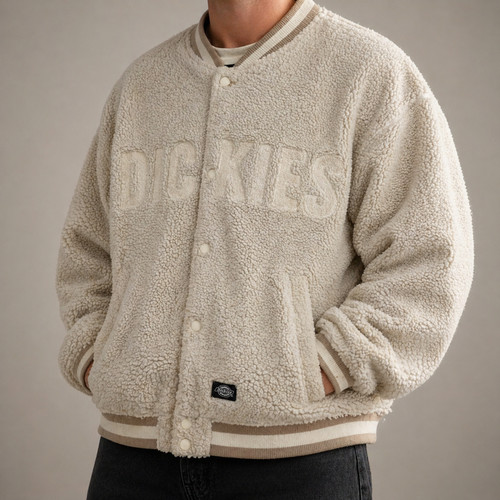 Dickies teddyjacke beige - teddyjacke,